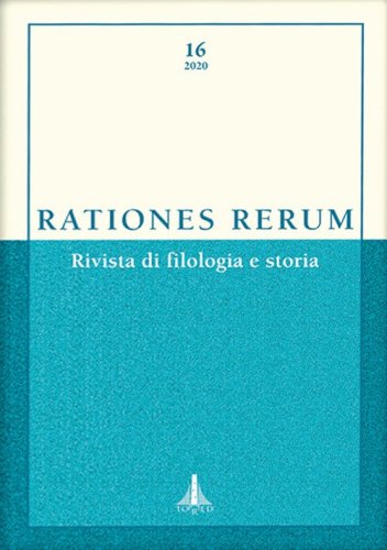 Rationes rerum. Rivista di filologia e storia