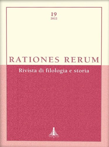 Rationes rerum. Rivista di filologia e storia