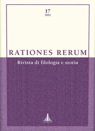 Rationes rerum. Rivista di filologia e storia