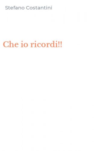 Che io ricordi!!