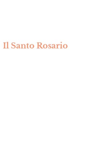 Il Santo Rosario