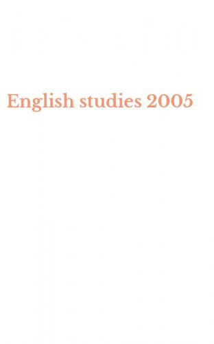 English studies 2005