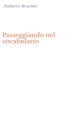 Passeggiando nel vocabolario