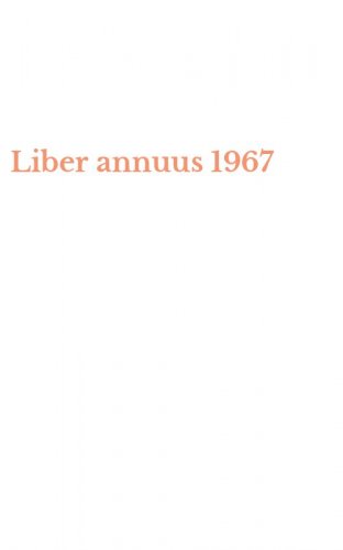Liber annuus 1967