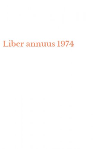 Liber annuus 1974