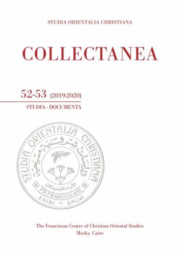 Studia orientalia christiana. Collectanea. Studia, documenta