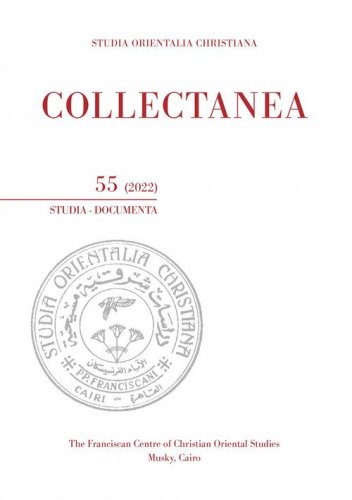 Studia orientalia christiana. Collectanea. Studia, documenta