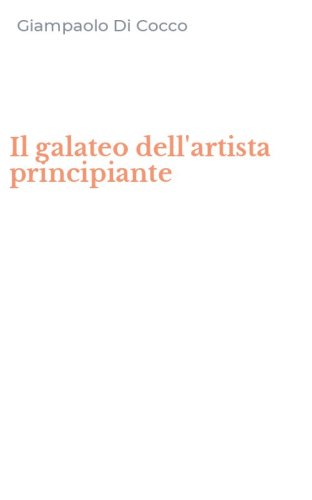 Il galateo dell'artista principiante