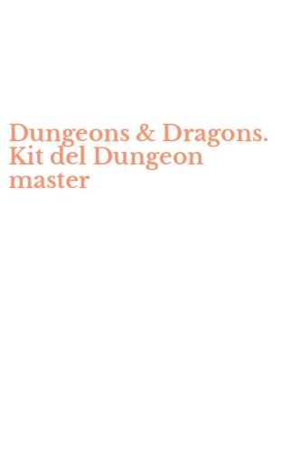 Dungeons & Dragons. Kit del Dungeon master
