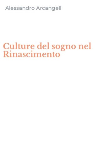 Culture del sogno nel Rinascimento