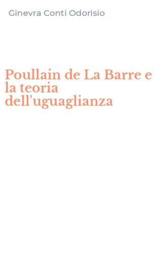 Poullain de La Barre e la teoria dell'uguaglianza