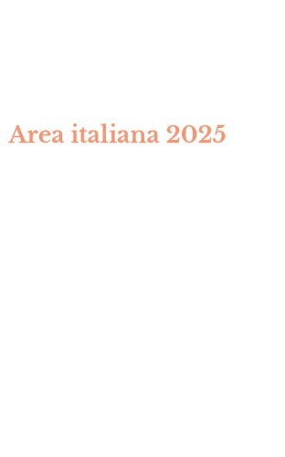 Area italiana 2025