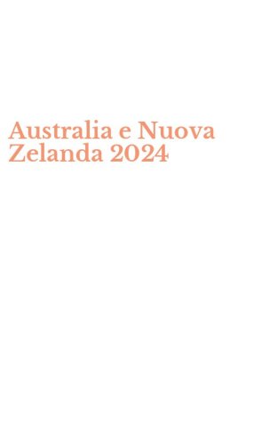 Australia e Nuova Zelanda 2024