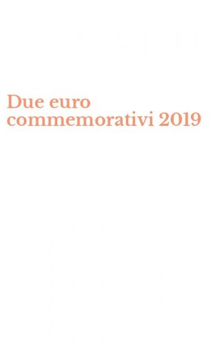 Due euro commemorativi 2019