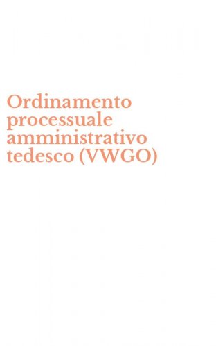 Ordinamento processuale amministrativo tedesco (VWGO)
