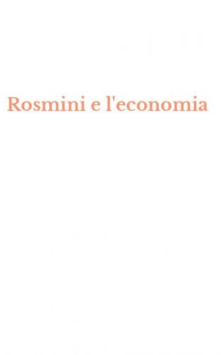 Rosmini e l'economia
