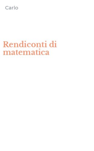 Rendiconti di matematica