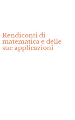 Rendiconti di matematica e delle sue applicazioni