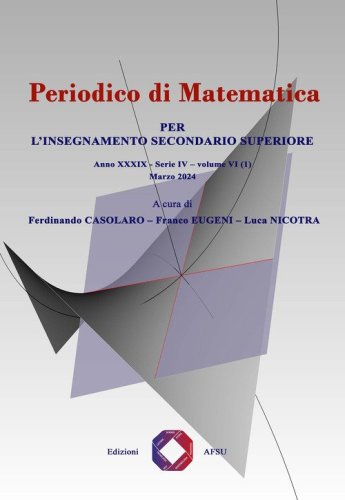 Periodico di matematica. Per l'insegnamento secondario