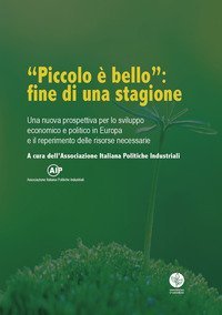 &laquo;Piccolo &egrave; bello&raquo;: fine di una stagione. Una nuova prospettiva per lo sviluppo economico e politico in Europa e il reperimento delle risorse necessarie