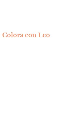 Colora con Leo