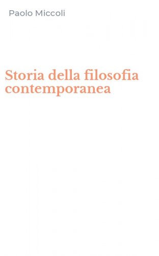 Storia della filosofia contemporanea