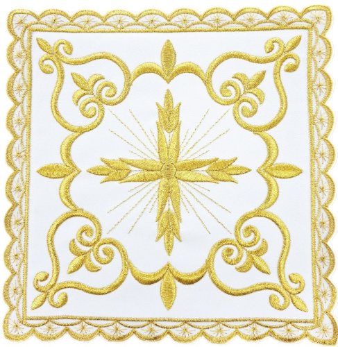 PALLA CROCE ORO - Misure: 19 x 19 cm