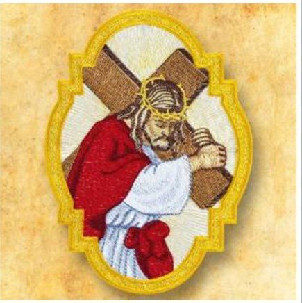 GESU' SULLA VIA DELLA CROCE - 13 x 17 cm.