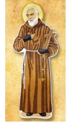 PADRE PIO - 20 x 50 cm.