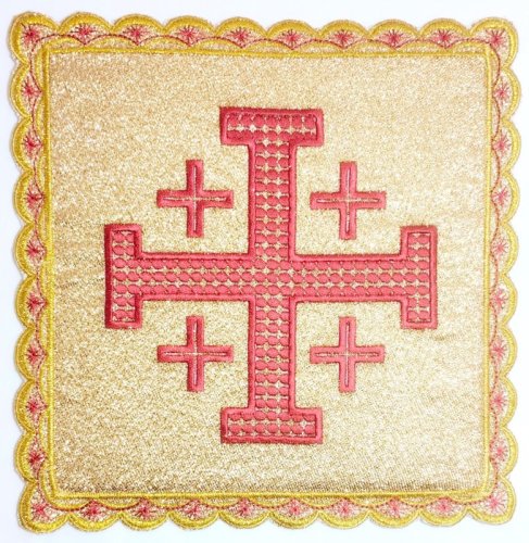 PALLA CROCE GERUSALEMME - Misure: 19 x 19,5 cm.
