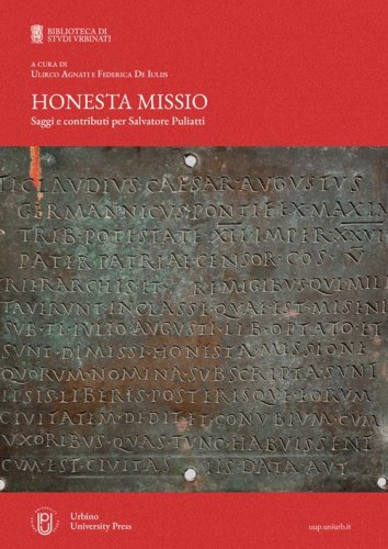 Honesta missio. Saggi e contributi per Salvatore Puliatti