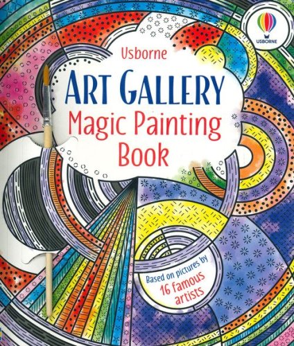 Art gallery. Magic painting book