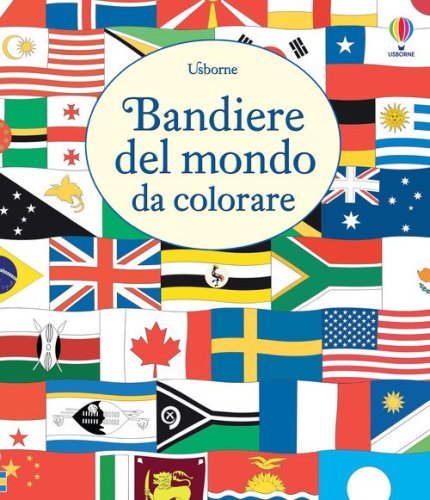 Bandiere del mondo da colorare