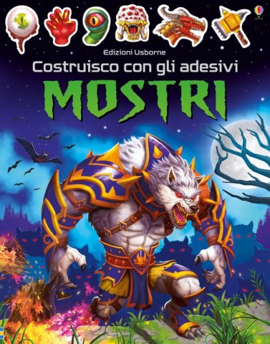 Mostri. Costruisco con gli adesivi