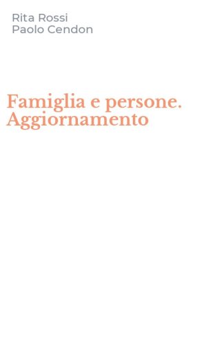 Famiglia e persone. Aggiornamento