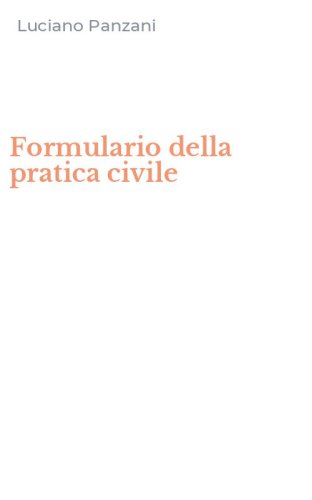 Formulario della pratica civile