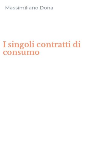 I singoli contratti di consumo