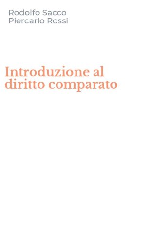 Introduzione al diritto comparato