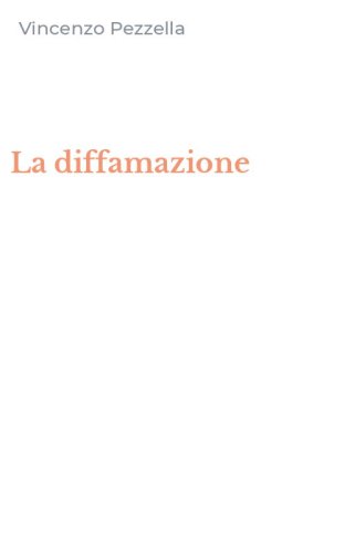 La diffamazione