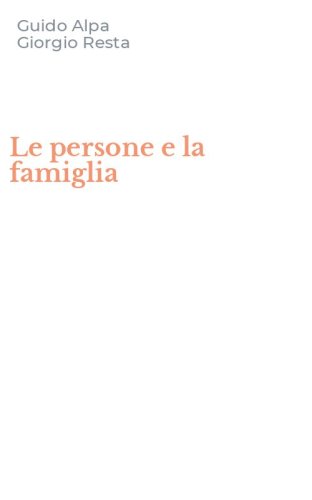 Le persone e la famiglia