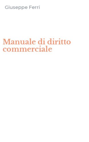 Manuale di diritto commerciale