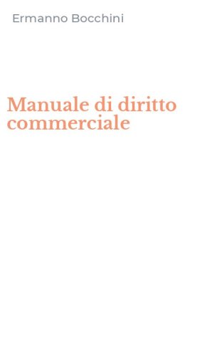 Manuale di diritto commerciale