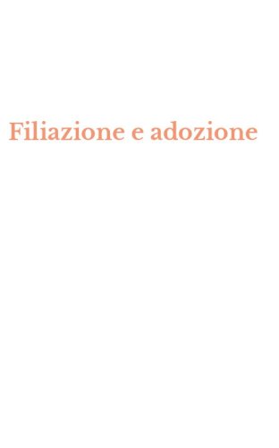 Filiazione e adozione
