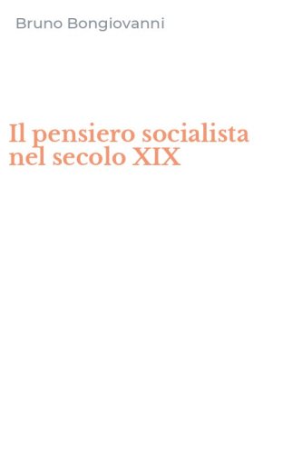 Il pensiero socialista nel secolo XIX