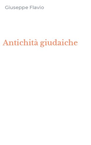 Antichit&agrave; giudaiche