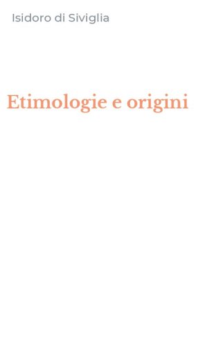 Etimologie e origini
