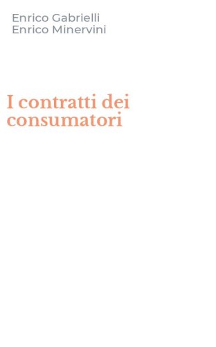 I contratti dei consumatori