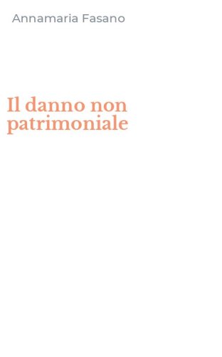Il danno non patrimoniale