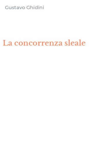 La concorrenza sleale