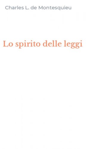 Lo spirito delle leggi